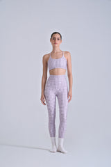 CHECKERED LILAC TOP