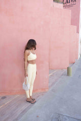 CHECKERED YELLOW LEGGING