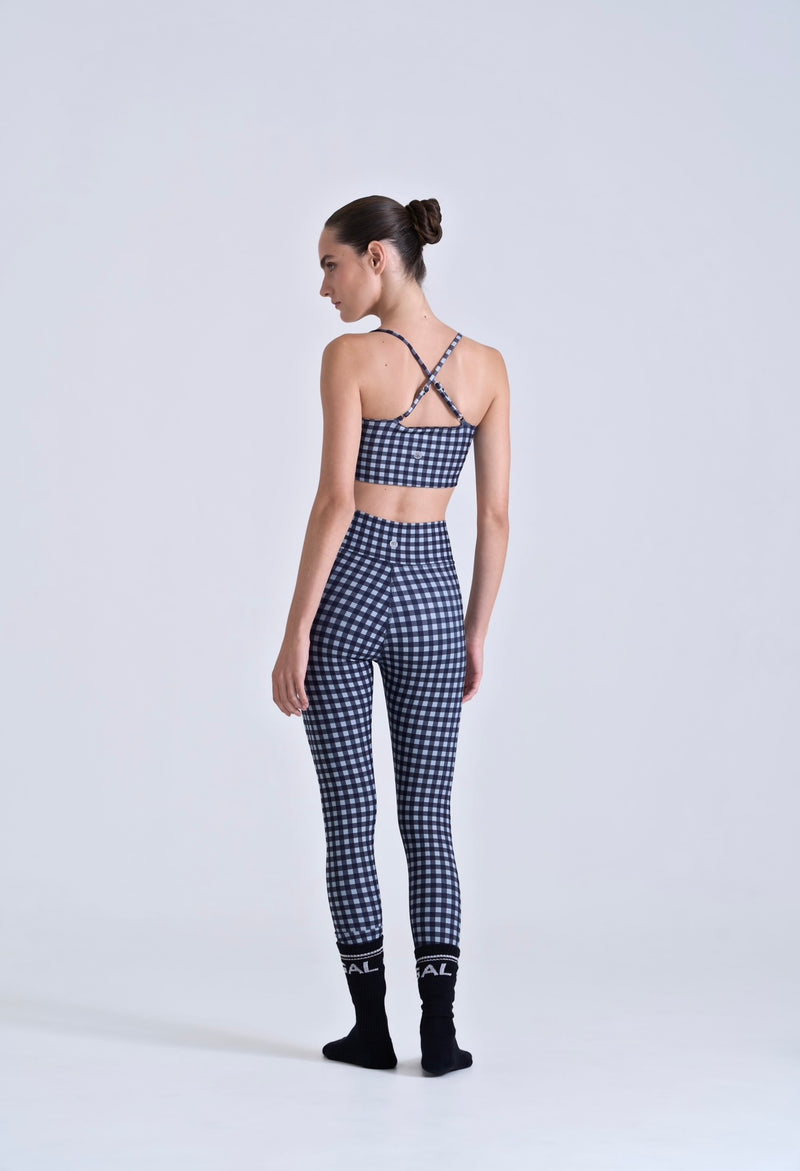 LEGGING CHECKERED NAVY